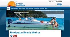 Desktop Screenshot of bradentonbeachmarina.com